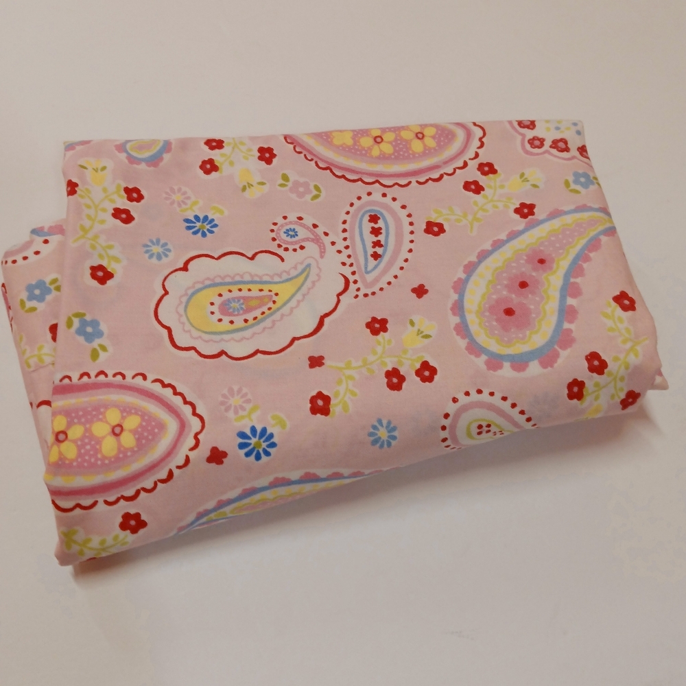 Pottery Barn Kids Pink Floral Standard Pillow Sham